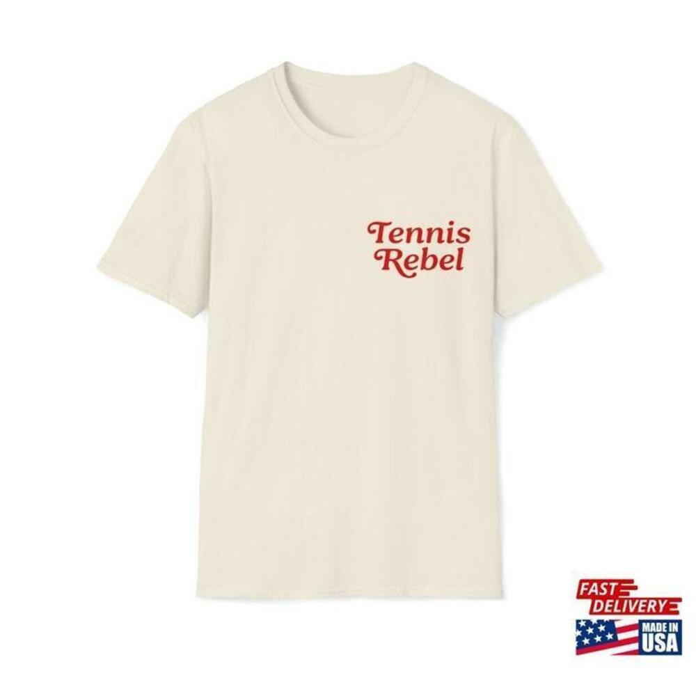 Tennis Rebel Soft Tshirt Gift For Woman Teen Unisex